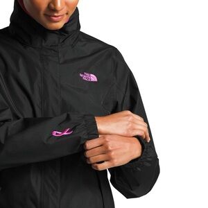 Women’s north face jacket black and pink size S